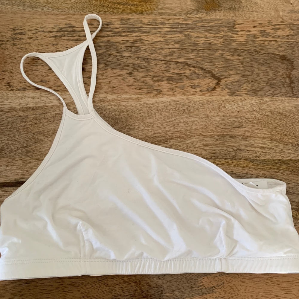 Helmet Lang Asymmetrical Bra Top